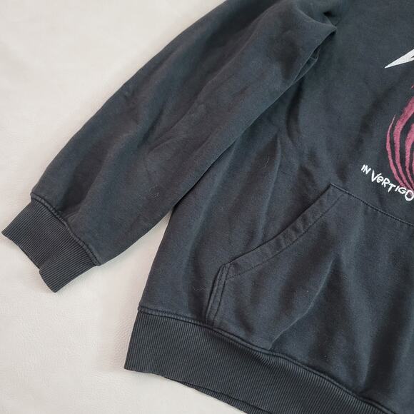 H&M Metallica In Vertigo You Will Be Hoodie Mens M Black Fleece Sweatshirt - Picture 3 of 10